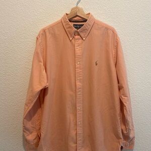 Ralph Lauren Peach Button-Down Shirt